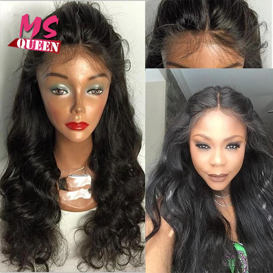 Hot Style Synthetic Lace Front Wig Long Body Wave Glueless ...