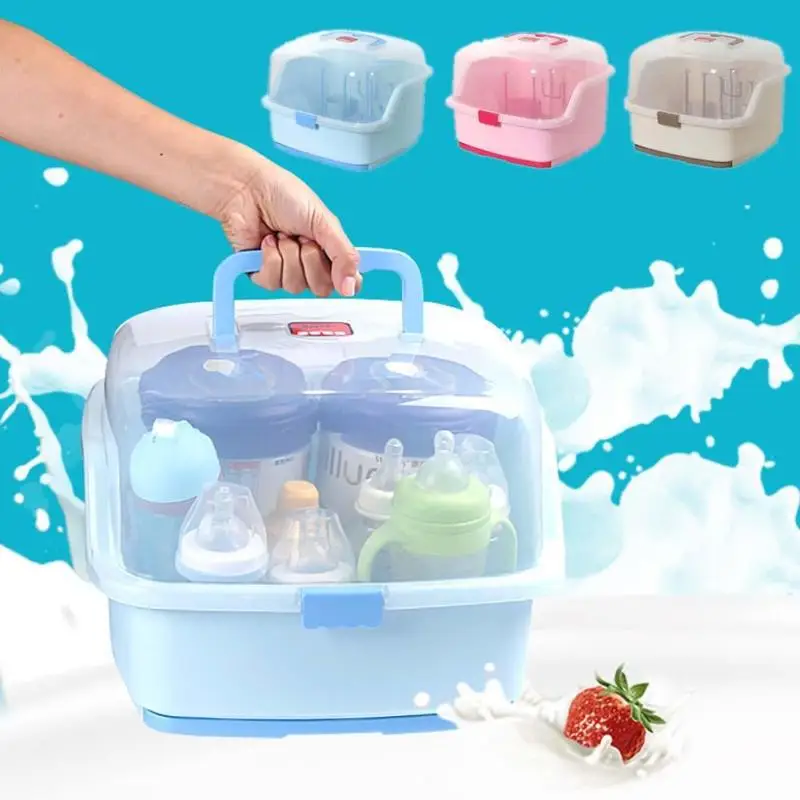

Portable Baby Feeding Bottles Drying Rack Storage Box Multifunction Toddler Travel Milk Powder Bottler Storage Infant A3