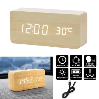 

Antique Style Wooden Clock Iuminous Black White Night About Art + Date + Time Clock Temporary Home Office