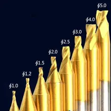 Титановые торцевые фрезы для всех деталей станков для резки вертикальных ключей слесарные инструменты фрезы сверла из стали 5 шт./партия