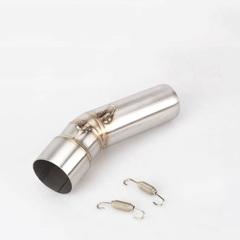 Motorcycle Exhaust Middle Link Pipe Connection Stainless Steel For BMW F650GS F700GS F800GS F800R F800GT 2009-2016 Slip On | Автомобили и