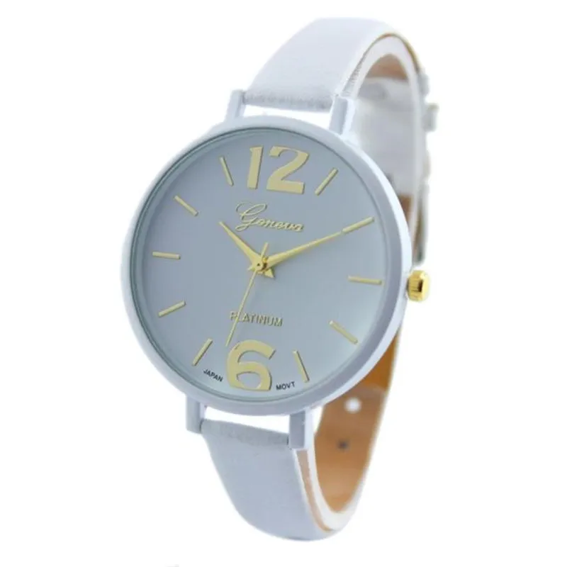 10 цветов женские часы знаменитого бренда дамские искусственная кожа аналоговые кварцевые наручные часы женские relojes mujer