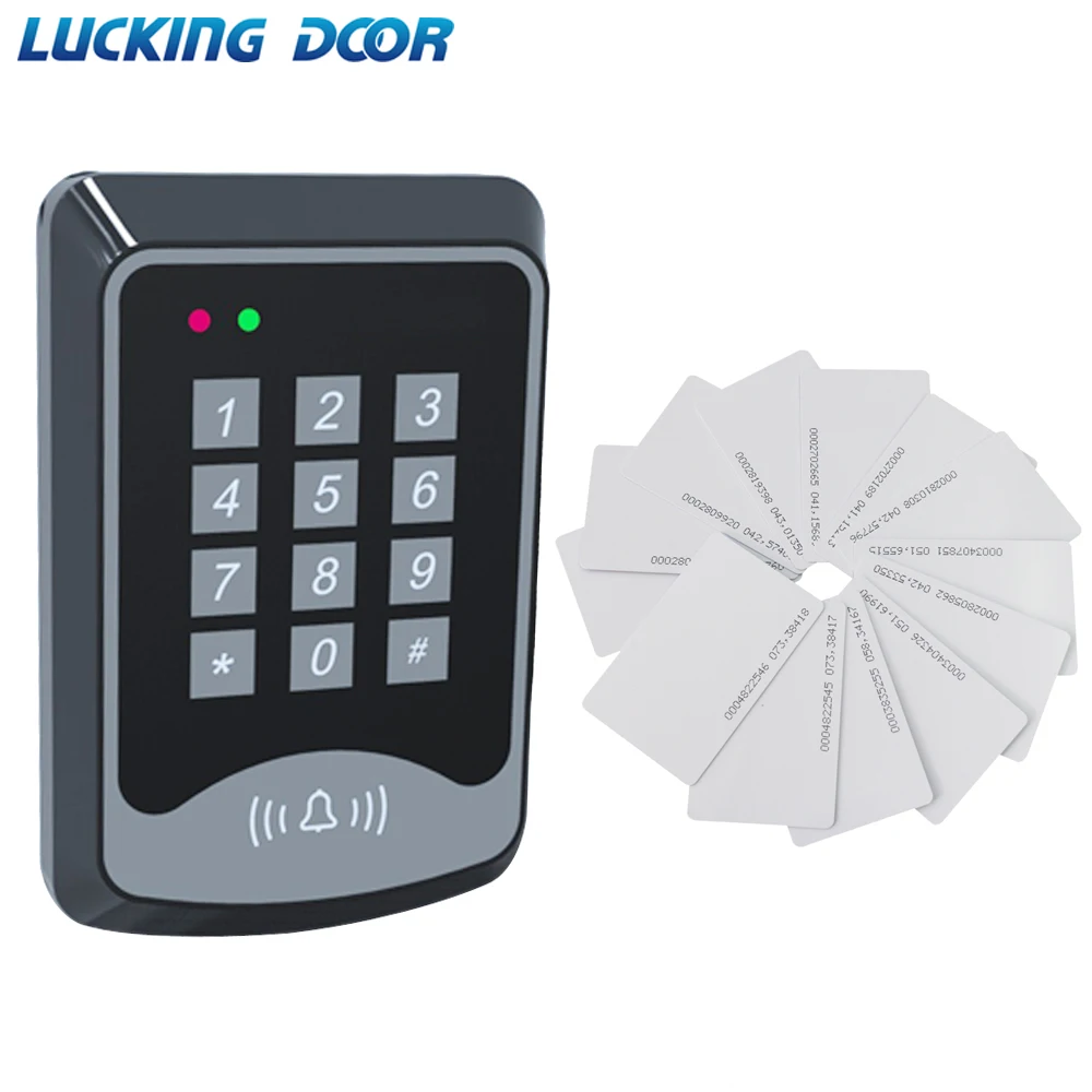 LUCKING дверь RFID система контроля доступа устройство машина 125 кГц RFID безопасность близость входной двери замок 1000 пользователя