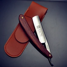 1 X "KURE-NAI" HH928, бритва с деревянной ручкой, складная бритва, бритва с одним лезвием