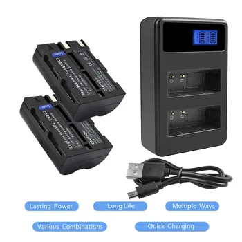 

2X EN-EL3e ENEL3e Li-ion Rechargeable Camera Battery+LCD Dual Charger For NIKON D50 D70 D70S D90 D80 D100 D200 D300 D300S L25
