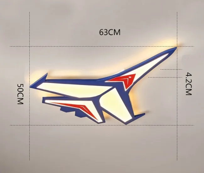 Мультяшный самолет, светодиодные потолочные светильники, современный детский потолочный светильник для детской комнаты, спальни, домашнего внутреннего освещения, декоративный светильник - Цвет корпуса: Style B Small