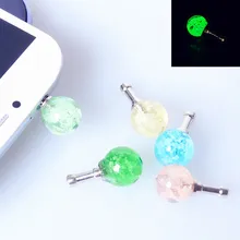 Siancs светящийся пылезащитный Разъем Универсальный 3,5 мм разъем, гарнитура порт милый пылезащитный Разъем для iPhone Xiaomi samsung Аксессуары для телефонов