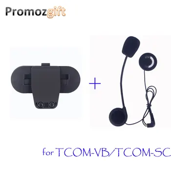 

1 PC Earphone&Clip for TCOM-VB / TCOM-SC Motorbike Intercomunicador BT Bluetooth Motorcycle Helmet Motorcycle Intercom