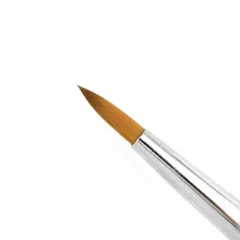 1PC Kolinsky Hair No. 2 Nail Art Acrylic Carving Brush Sculpture Flower Nail Tool Pen Liquid Powder DIY Beauty Nail Drawing