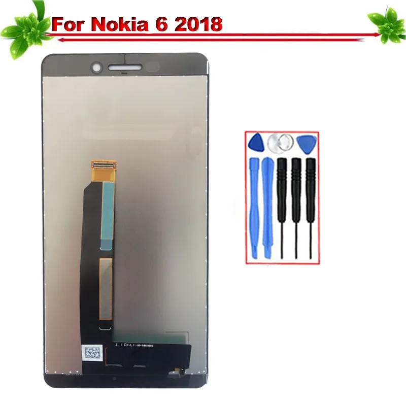 

5.5" LCD for Nokia 6 2018 Display Touch Screen Digitizer Assembly Replacement for Nokia 6.1 TA-1043 TA-1045 TA-1050 LCD Display