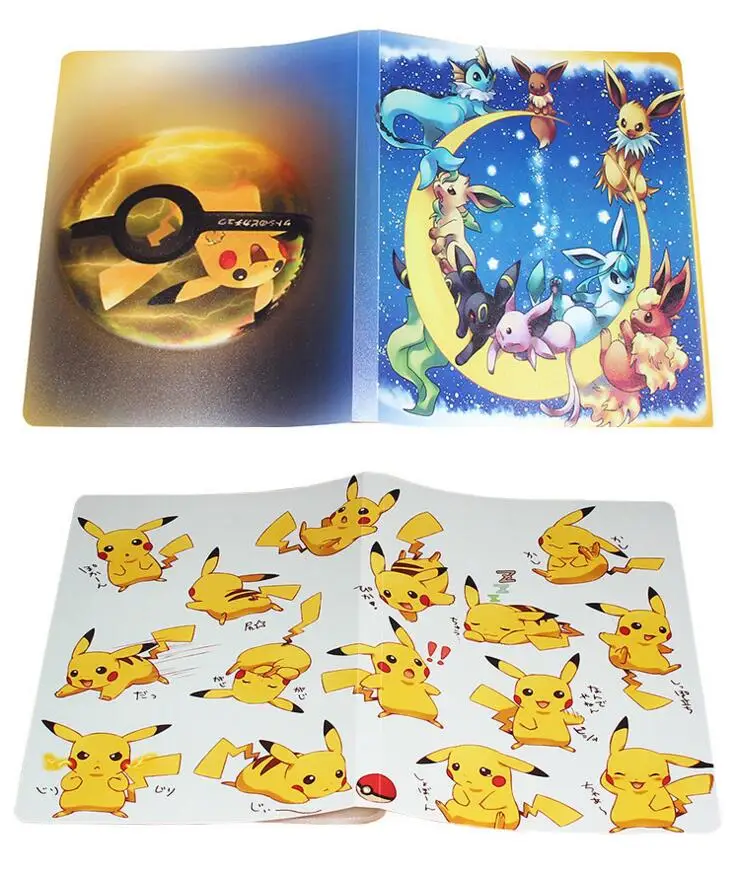 Новая популярная коллекция настольных игр альбом для 324 карт Pokemon модный Топ