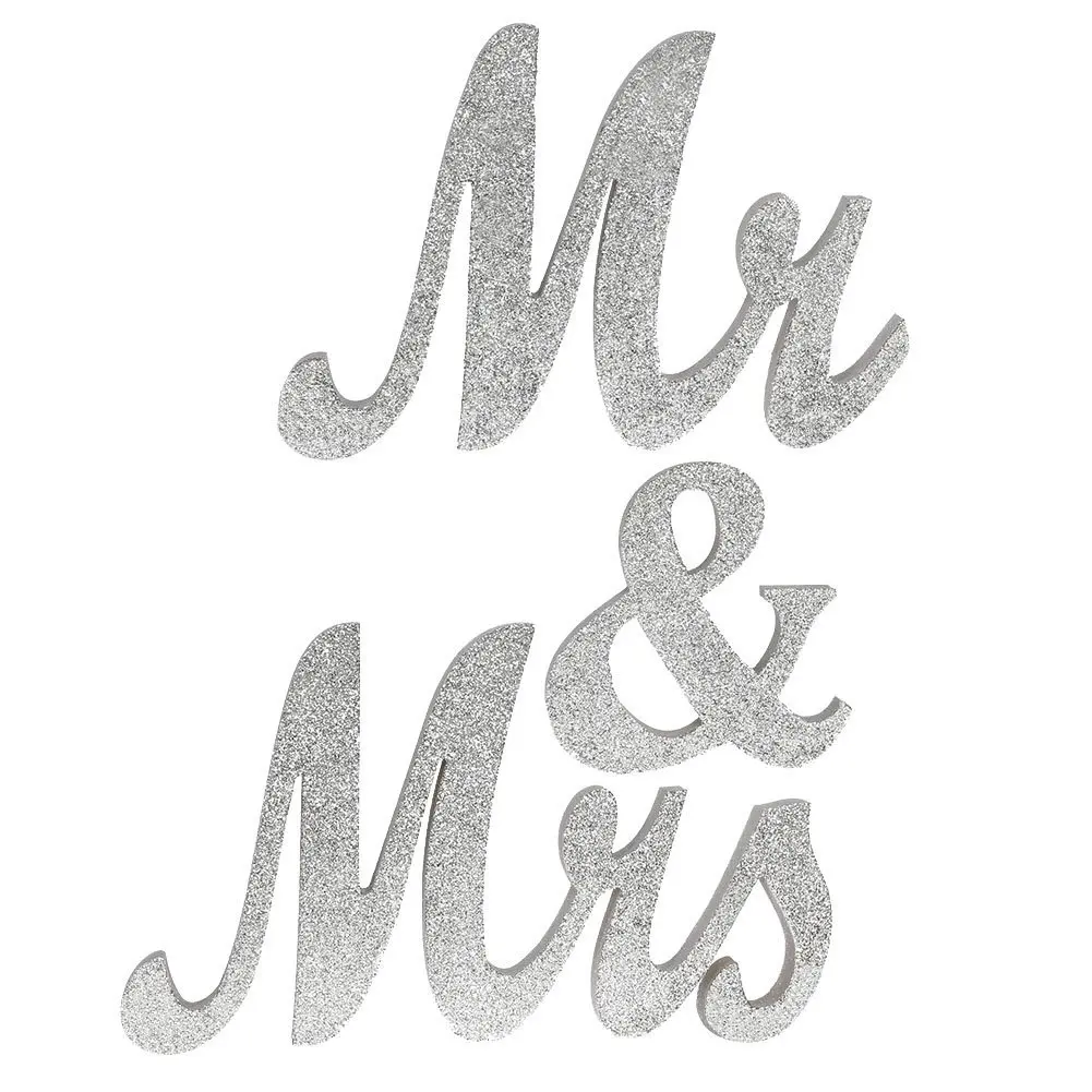 Acquista all'ingrosso online silver wooden letters da grossisti ...