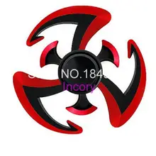 Наруто кончик пальца ниндзя Наруто Спиннер ежедневный ручной спинер цинковый сплав оружие Металл Shuriken палец Спиннер для детей подарок