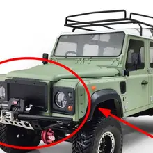 Металлическая передняя/задний бампер с ктрк для 1/10 RC RC8WD D110 D90 защитник rover Land G2 кузова шасси Cralwer