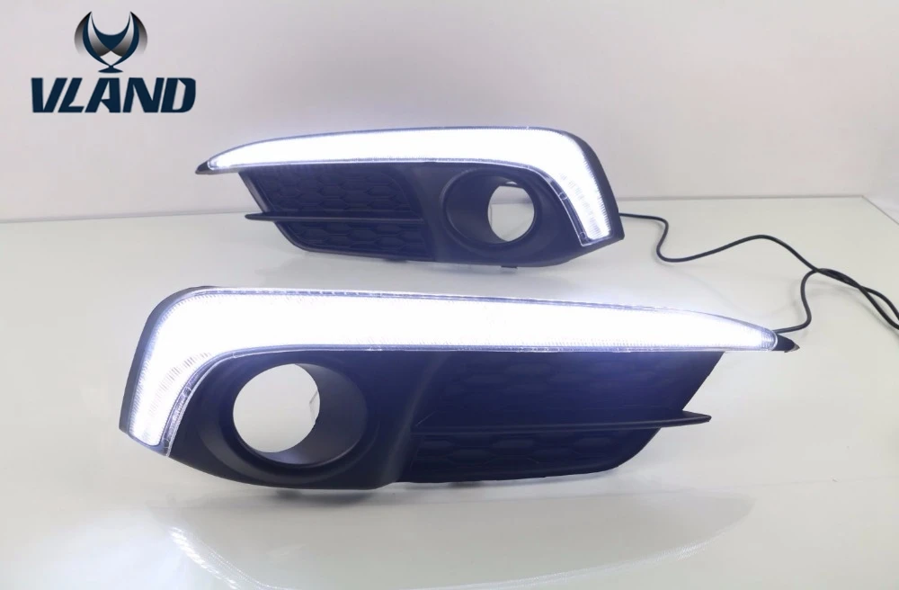 Vland factory для автомобиля DRL Civic светодиодный светильник дневного света 2014 2015 2016 CIVIC с