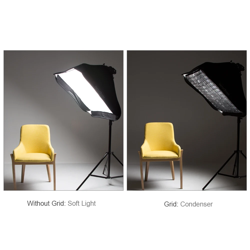 Godox Grid Portable 40X40cm 50X50cm 60X60cm 80x80cm Photo Softbox Honeycomb Grid For Studio Srobe Flash Light (Grid Only) photography softbox portable softbox