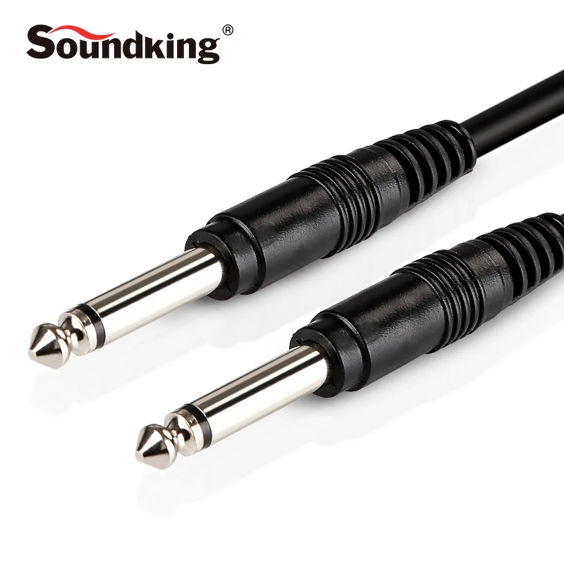 Soundking 2017 Новый инструментальный кабель Моно 6 35 мм 1/4 &quotjack папа гитарный аудио