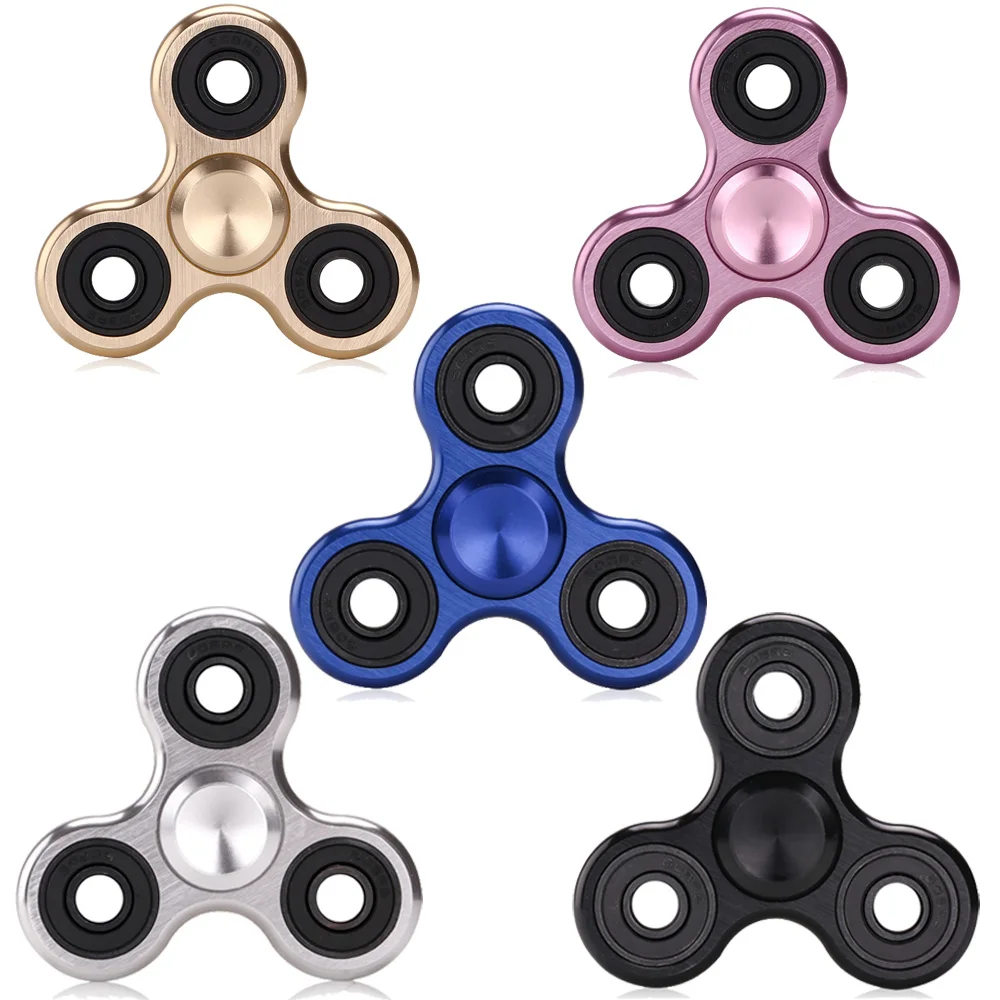 

5 Colors Metal Triangular Hand Spinner Anti-Stress Puzzle Professional Fidget Spinner Funny Children Finger Toys