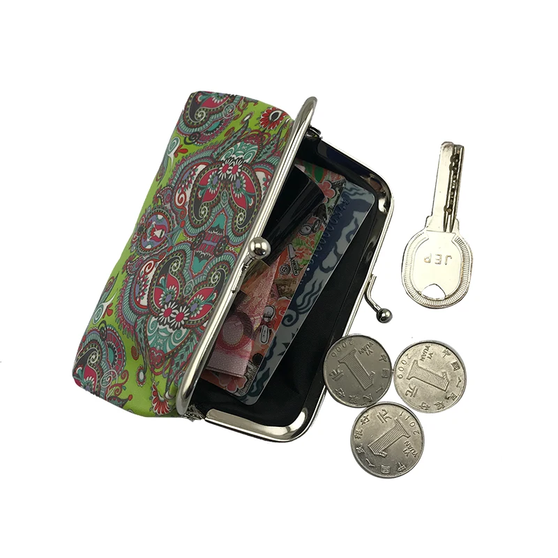 BELLO TUTTI, винтажные женские кошельки с принтом, кошелек на застежке для девушек, клатч, кошелек для мелочи, Женская мини сумка для денег из искусственной кожи