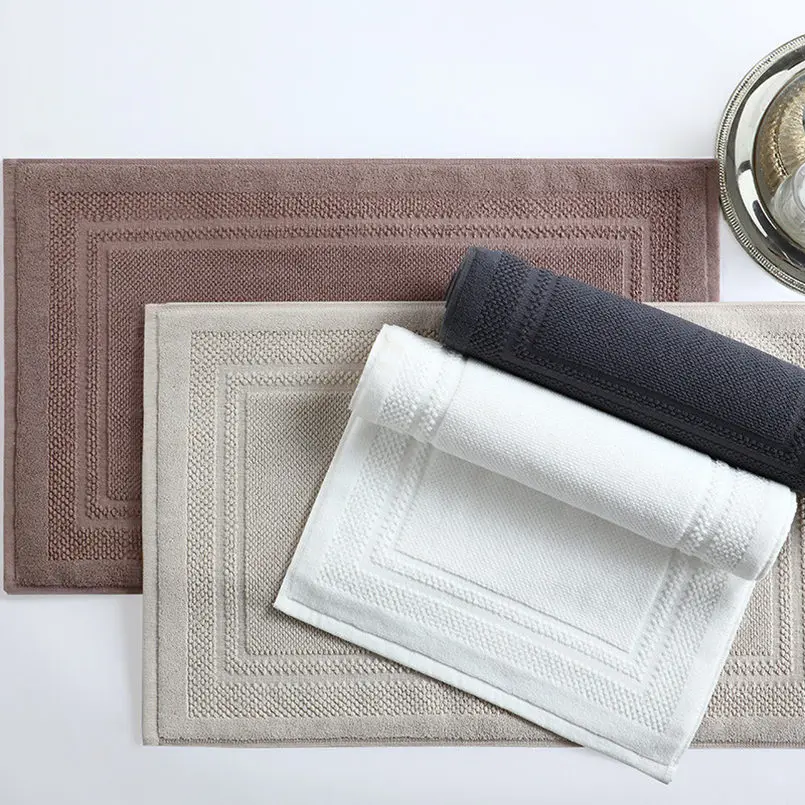 Billige Baumwolle Solide Bad Teppich Neue Bunte Anti Slip Wc Teppich Für Dekor Große Größe Bad Matte Teppiche 1 stücke baumwolle Bad Teppich WC Matte