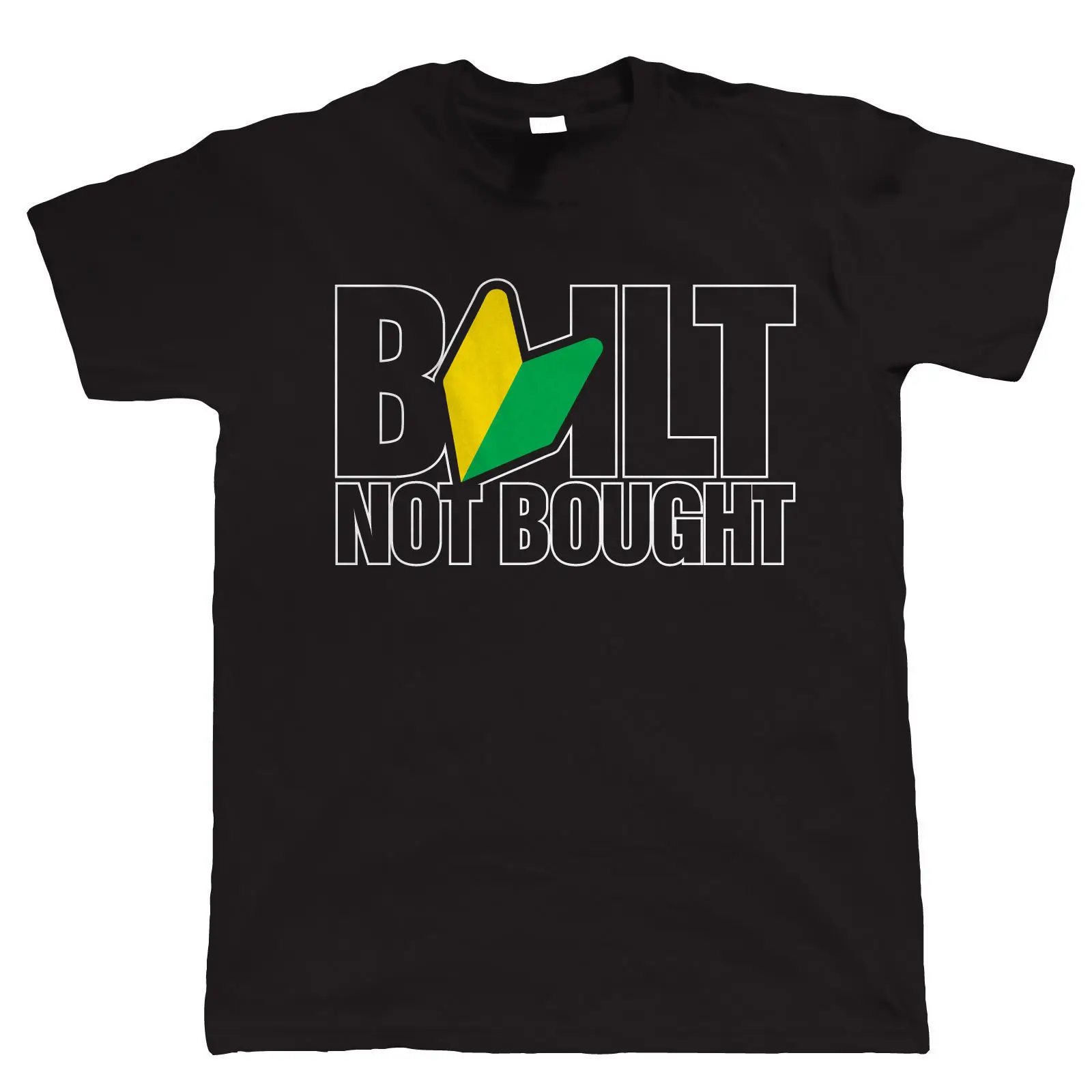 Free Shipping Men's Built Not Bought Funny Printed Summer Short Sleeve T-Shrts | Мужская одежда