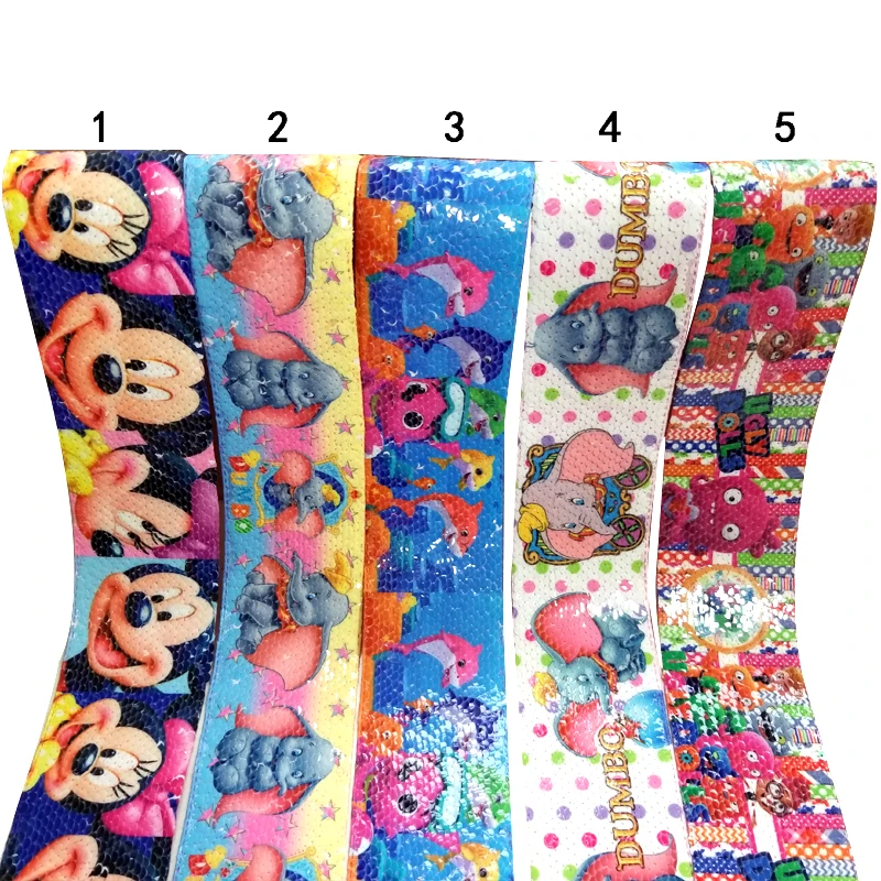 

Free shipping 5 yard custom ribbon cartoon printed sequin ribbon 27182