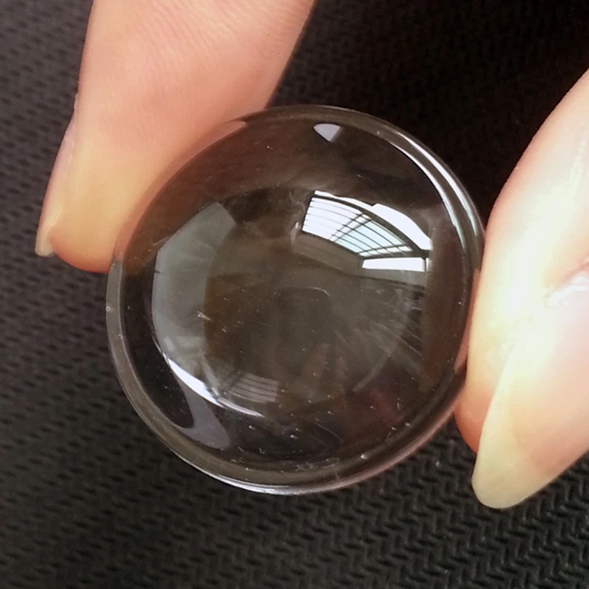 

1 Piece 28mmx9.8mm High Power Led optical lenses Transparent surface Flashlight photics Glass Plano-convex Lens - High