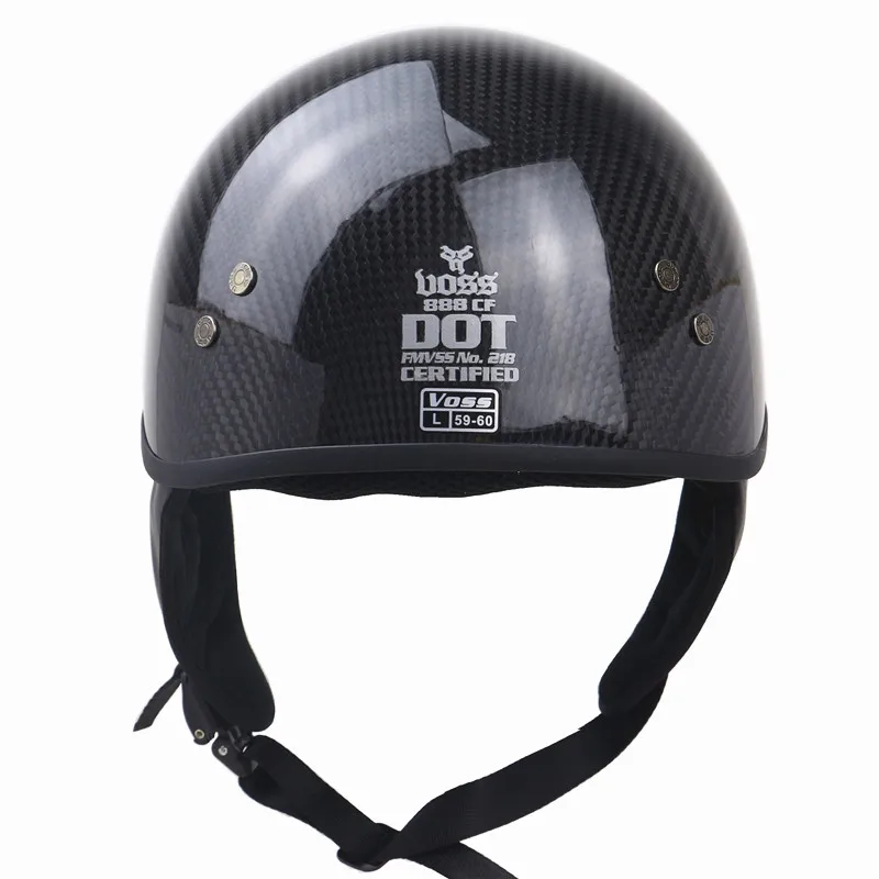 100% carbon fiber half face helmet DOT 