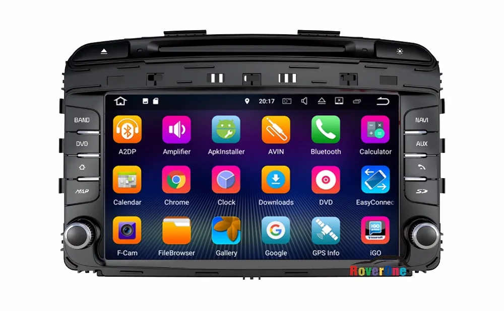 Cheap RoverOne For Kia Sorento 2015 - 2016 Android 7.1 2G RAM Quad Core Car Multimedia Player Navi Autoradio GPS Bluetooth S190 4