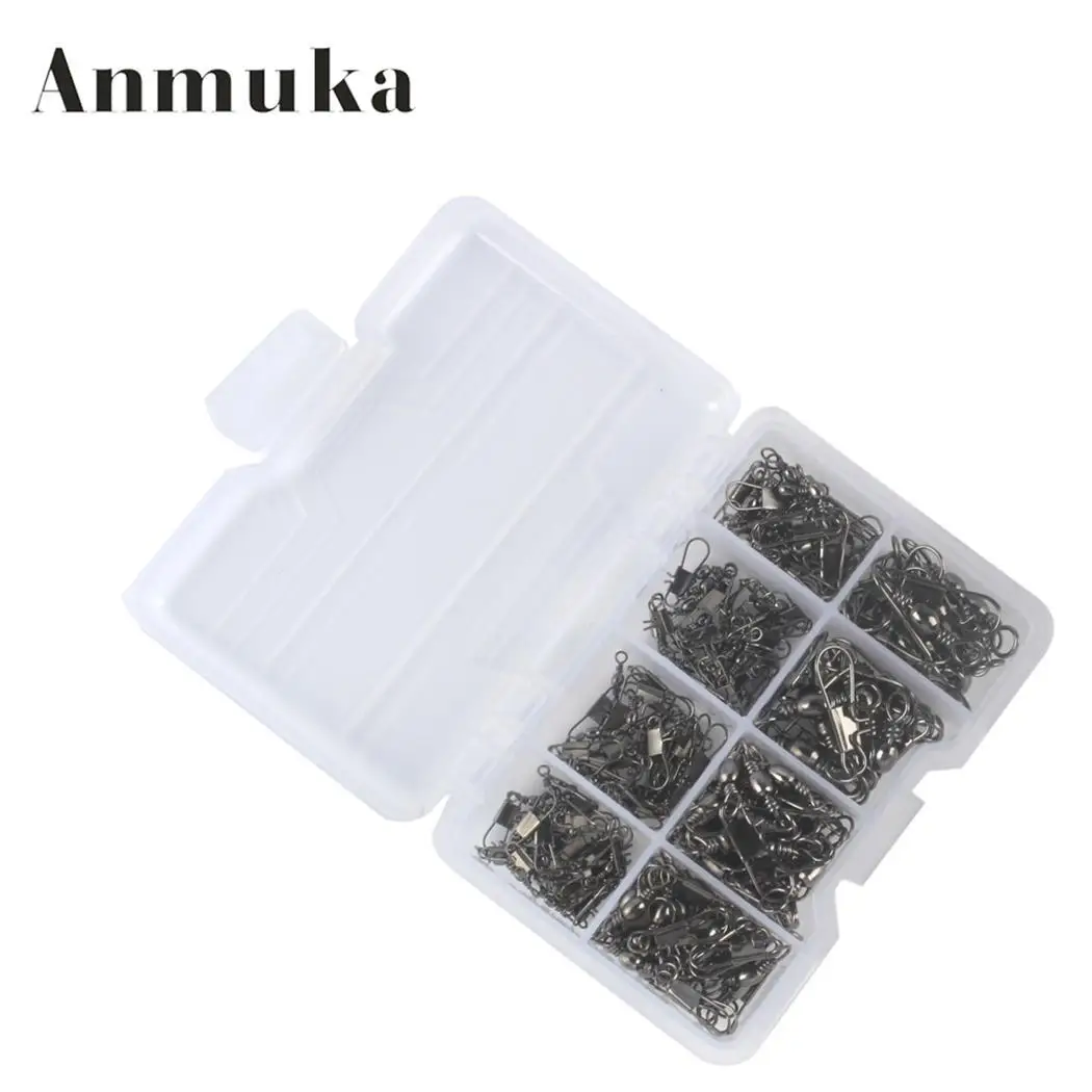 

140 Pcs/Set Portable Wear Resistant Fishing Pin Swivel Sturdy, Set Outdoor As Picture Fishing Tool