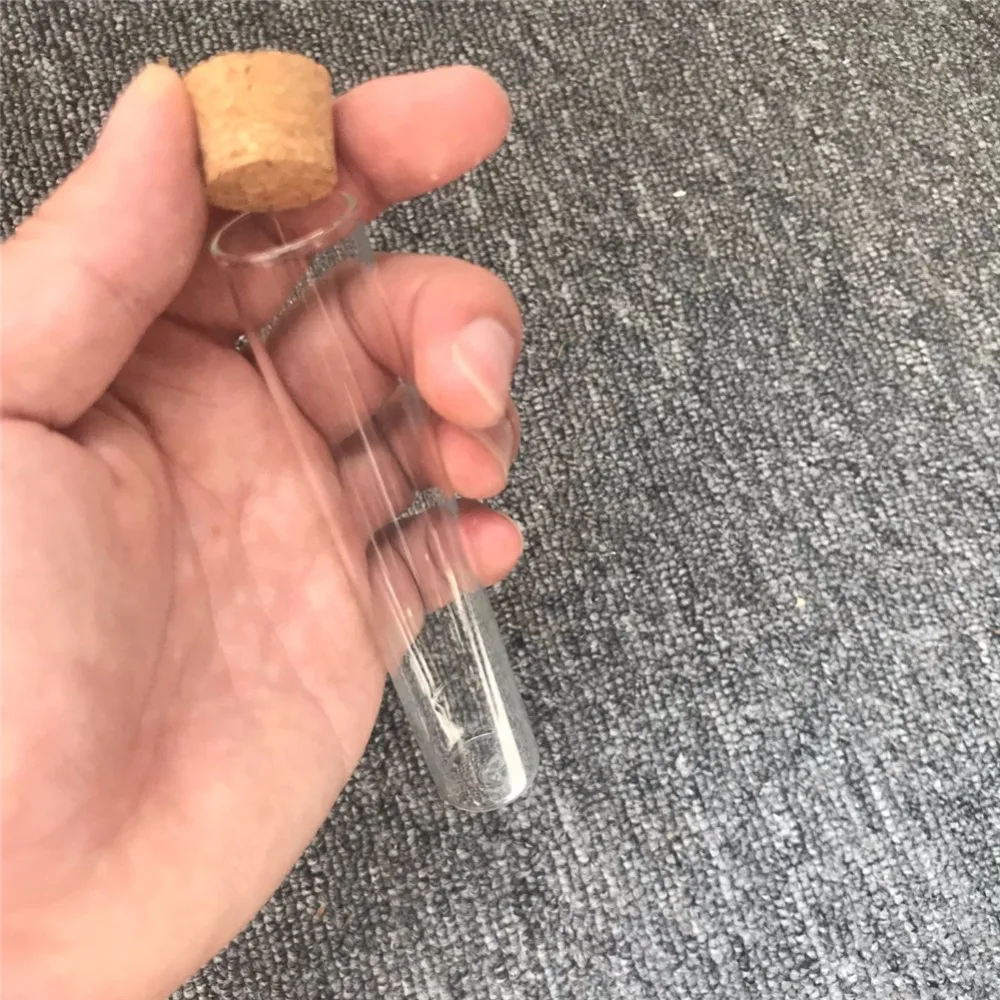 5ml Mini Glass Vials Jars Packaging Bottles Test Tube With Cork Stopper Empty Glass Transparent Clear Bottle