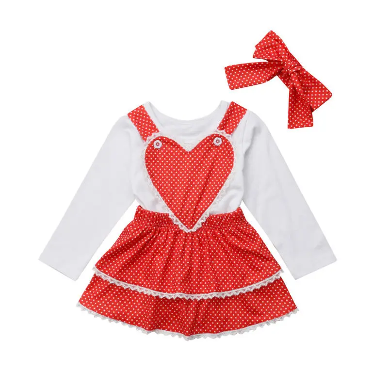 Emmababy 2018 Дети для маленьких девочек Рождественская одежда топы с длинными