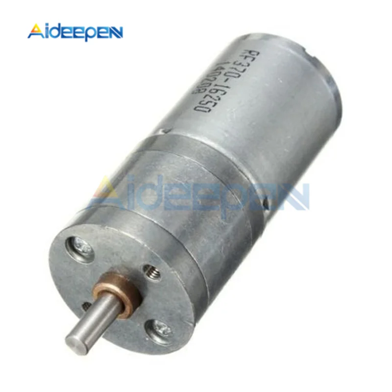 DC 12V 25mm 60RPM Speed Reduction Gear Motor Powerful Torque Micro Box | Обустройство дома