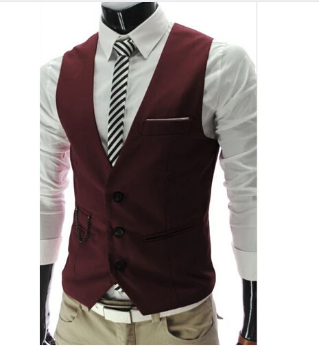 Best Price 2018 New Arrival Dress Vests For Men Slim Fit Mens Suit Vest
