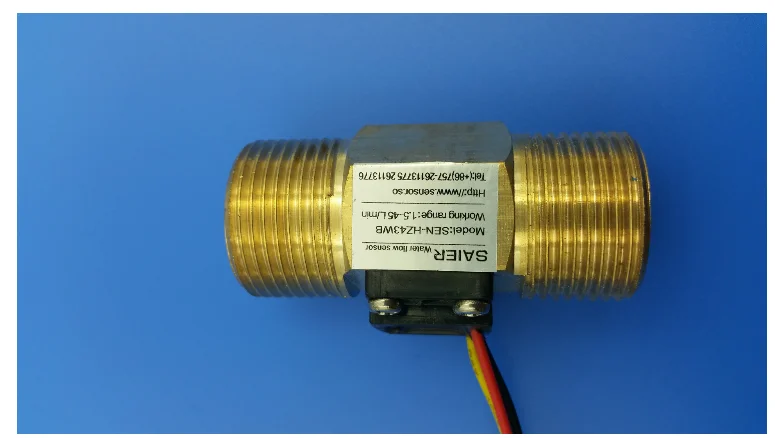 Shower Automatic washing machine copper brass water flow meter switch ...