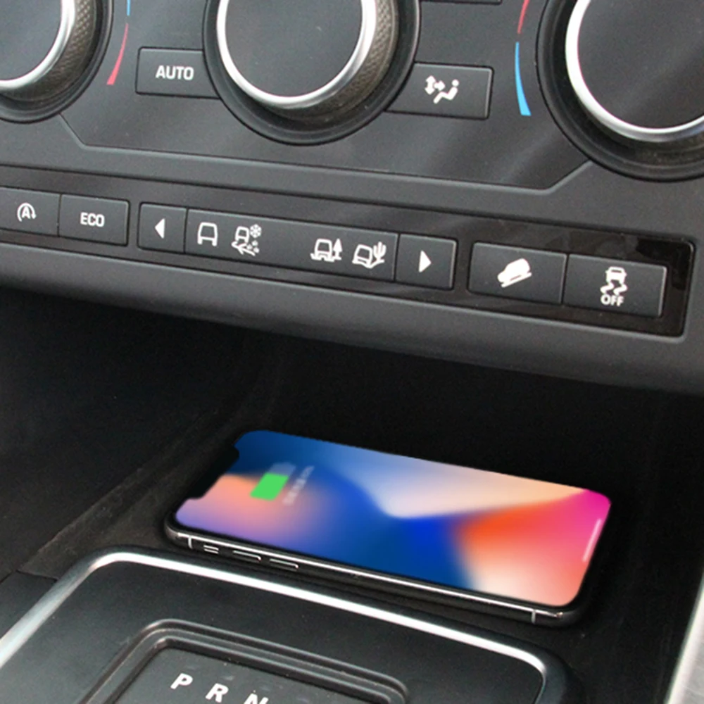 

Car Armrest Box Wireless Charger Quick Charge Fast charging console wireless charger For Land rover Discovery 5 LR5 L462 2018