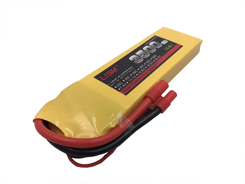 RC lipo battery 2S 7.4v 3500mAh 40C For RC Airplane Quadrotor Helicopter Drone 7.4V Battery LiPo 40C 2S #30Y15
