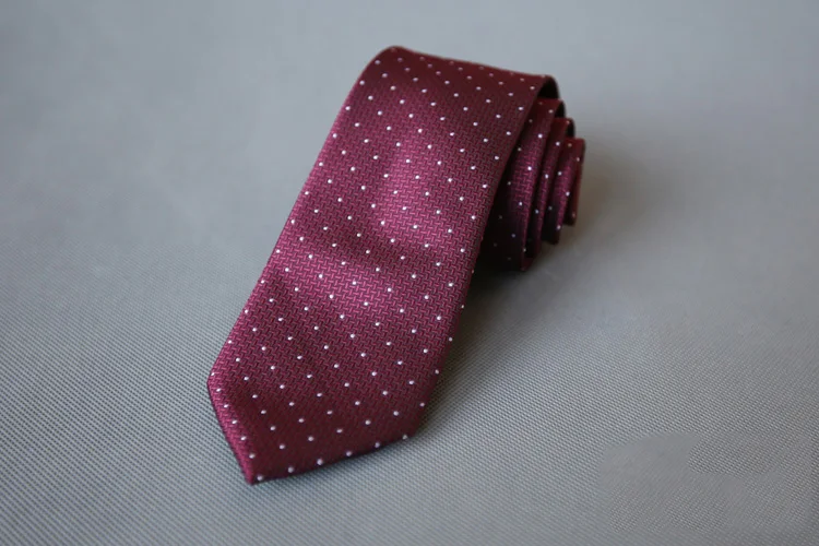 Mantieqingway модный бренд полосатый мужской s 7 см Галстук Бизнес Галстук Свадебные Галстуки в горошек жаккардовый галстук для мужчин галстуки на шею - Цвет: 004