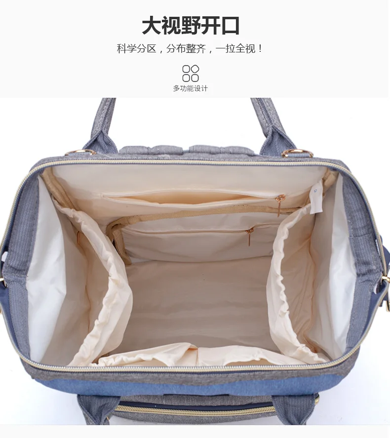 Lequeen мягкие Рюкзаки Детские Пеленки сумки подгузники Mommy кормящих многофункциональные рюкзаки для беременных большой объем для малышей LMPB03