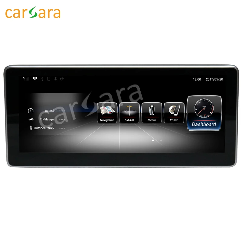Cheap 10.25" Android monitor for Benz C Class W205 S205 C205 GLC Class X253 2015-2017 touch screen GPS Navigation multimedia player 1
