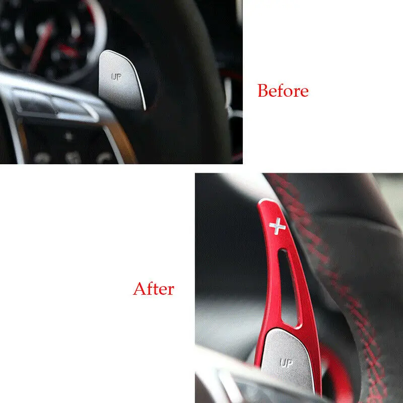 Savanini Alloy Add-On Steering Wheel DSG Paddle Shifters Extension For Mercedes Benz E63 AMG 2007