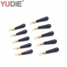 10Pcs 2 Size Black Float Adapter Soft For Sea Carp Fly Fishing Spinner Bait Accessories Jig