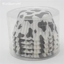 100 шт черные Зебра бумажные стаканчики для кексов кексы вкладыши, обертка, чехлы для выпечки Маффин десерт DIY украшения для свадебной вечеринки