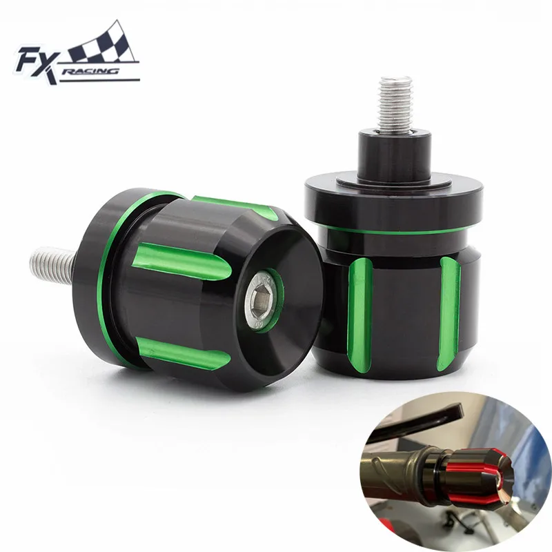 

Motorcycle Handlebar Grip End Plug Slider Counterweight Handlebar Ends For Kawasaki ZX6R ZX7R ZX9 ZX10 ZX11 ZX12 ZX14 ZRX 1200