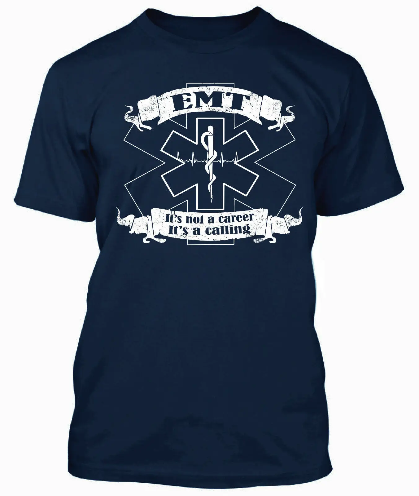 Рубашка emt Emergency Medical technic EMS star of life harajuku Мужская футболка|Футболки| |