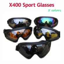 X400 UVA/UVB Protection Sunglasses Men Outdoor Sport Windproof Glasses Ski Snowboard Goggles Hiking Motorcycle Cycling Glasses