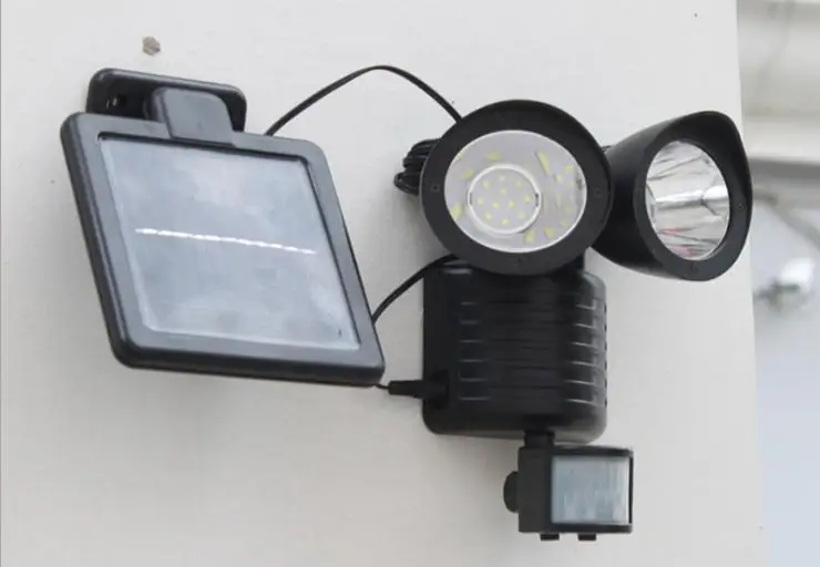 Солнечный 22 светодиодный PIR датчик движения Открытый садовый вход настенный светильник по всему миру магазин