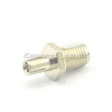 Niquelado recta sma hembra adaptador de enchufe para conector macho ts9 para zte 3g módem usb/usb de sierra wireless módem