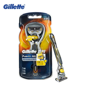 

New Arrival Gillette Fusion Proshield Flexball Shaving Razors 1 Razor Holder 1 shaver blade For Men Beard removal Face care