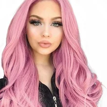 Element 26 дюймов длинный синтетический парик модные DIY натуральные волнистые парики для женщин средняя часть термостойкий косплей парик 5 цветов